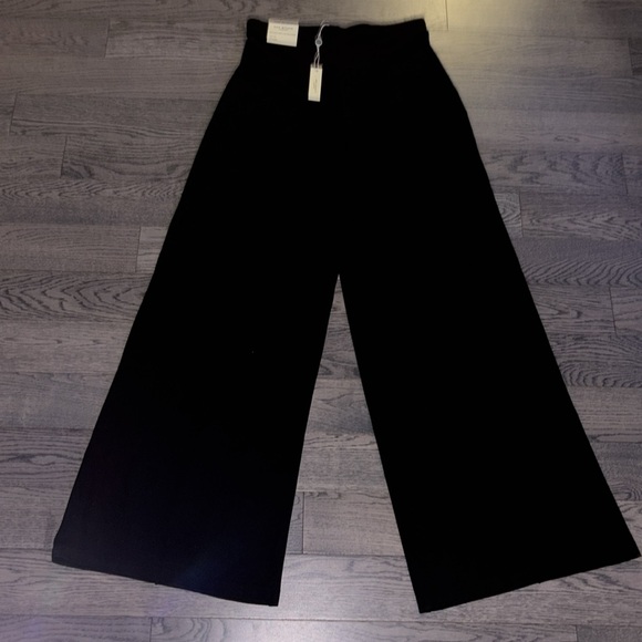 Max Studio Black Pintuck Wide Legs pleated dressy trousers size M - Picture 11 of 16